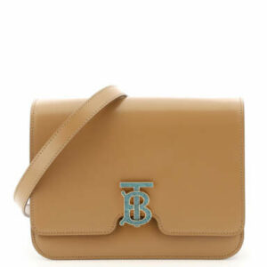 BURBERRY CROSSBODY TB MEDIUM BAG OS Brown, Beige, Green Leather