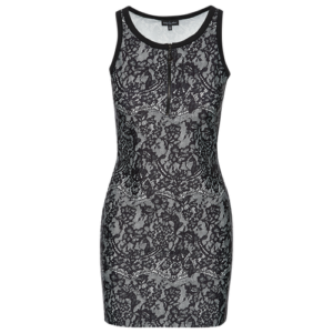 Baby Phat Womens Baby Phat Lace Dress - Womens White/Black Size XS