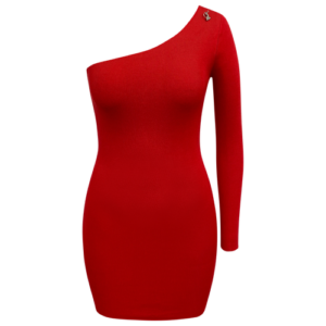 Baby Phat Womens Baby Phat One Sleeve Dress - Womens Red Size L