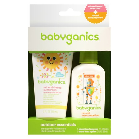 Babyganics Sunscreen & Bug Spray SPF 50 - 1.0 ea x 2 pack