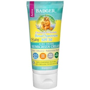 Badger SPF 30 Baby Sunscreen Cream - 2.9 fl oz