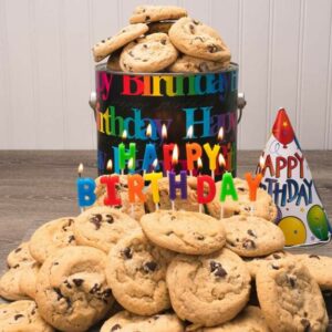 Bake My Day Birthday Cookie Tin | Gourmet Gift Baskets by GiftBasket.com