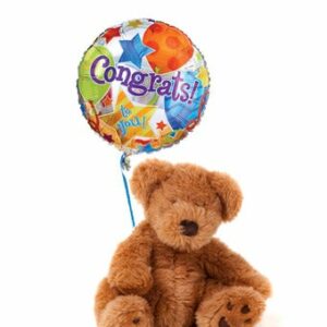 Balloons - Congratulations Bear & Balloon - Regular