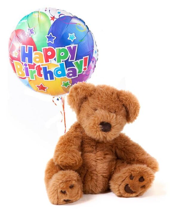 Balloons - Happy Birthday Bear & Balloon - Regular