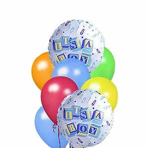 Balloons - It's A Boy Balloon Bunch - Regular