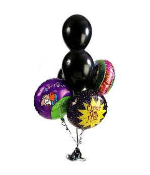 Balloons - Over the Hill Balloon Bouquet - Regular