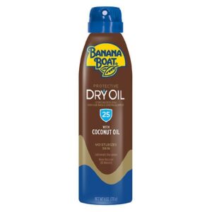 Banana Boat Dry Oil Clear Sunscreen Spray SPF 25 - 6.0 oz