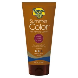 Banana Boat Summer Color Self Tanning Lotion - Deep/Dark - 6.0 fl oz