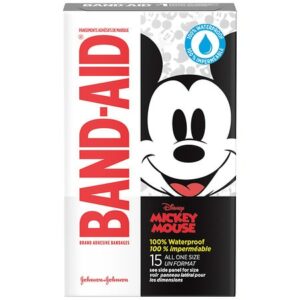 Band Aid Brand Bandages For Kids, Disney Mickey, Assorted Sizes - 15.0 ea