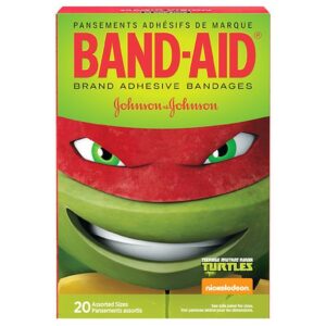 Band Aid Brand Nickelodeon Teenage Mutant Ninja Turtles Assorted Sizes - 20.0 ea