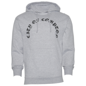 Banned LA Mens Banned LA City of Compton Hoodie - Mens Grey/Black Size XL