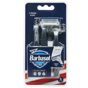 Barbasol Ultra 3 Disposable Razors - 4.0 ea