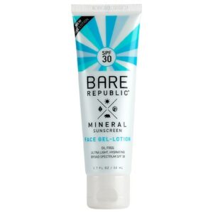 Bare Republic Mineral Face Sunscreen Gel-Lotion SPF 30 - 1.7 fl oz