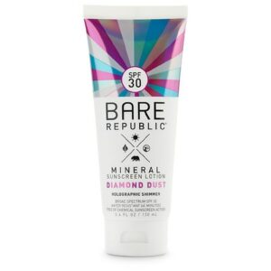 Bare Republic Mineral Sunscreen Holographic Shimmer Lotion SPF 30 - Diamond Dust - 3.4 fl oz