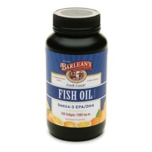 Barlean's Organic Oils Fresh Catch Fish Oil Omega-3 EPA/DHA 1000mg Softgels Orange - 250.0 ea