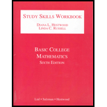 Basic College Mathematics / Study Skills Workbook (Supplement)