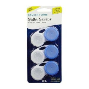 Bausch + Lomb Sight Savers Contact Lens Cases - 3.0 ea