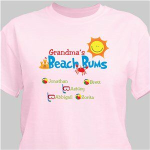 Beach Bums Personalized T-shirt