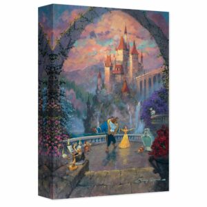 ''Beast and Belle Forever'' Gicle on Canvas by James Coleman Official shopDisney
