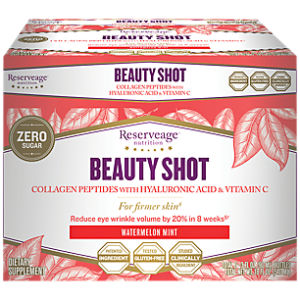 Beauty Shot - Collagen Peptides with Hyaluronic Acid & Vitamin C - Watermelon Mint (6 Bottles)