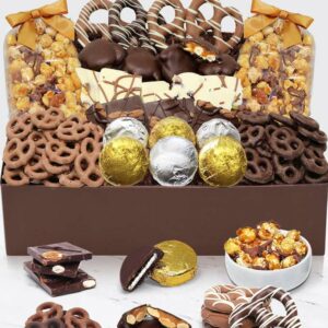 Belgian Chocolate Covered Snack Tray (Occasion-Specific Card included) - Regular