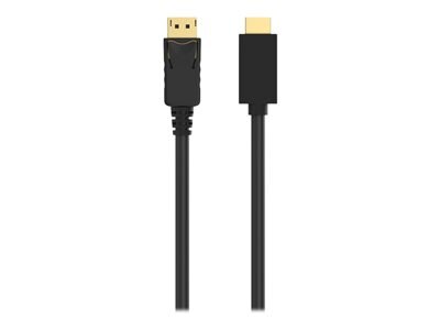 Belkin 3ft DisplayPort to HDMI Cable, M/M, 4k - video cable - DisplayPort / HDMI - 3 ft