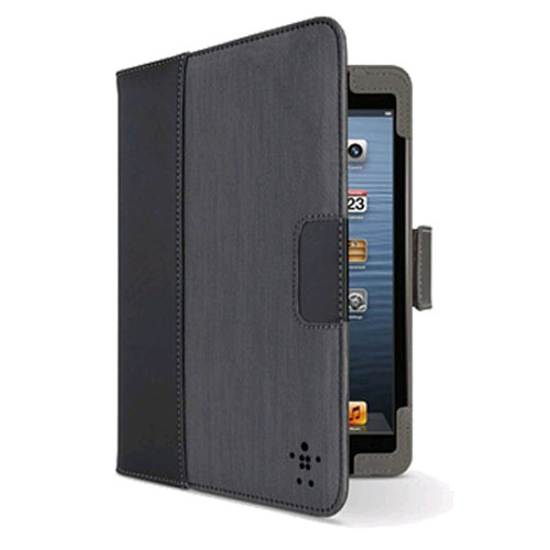 Belkin Chambray Tab Cover with Stand for Apple iPad Mini (Dark Gray)