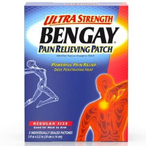 BenGay Ultra Strength Pain Relief Patch Regular - 5.0 ea