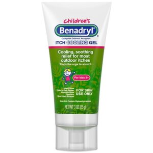 Benadryl Anti-Itch Camphor Cooling Gel For Kids, Travel Size - 3.0 oz