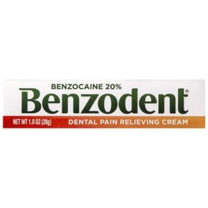 Benzodent Denture Pain Relieving Cream - 1.0 oz