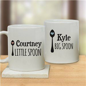 Big Spoon Little Spoon Mug Set