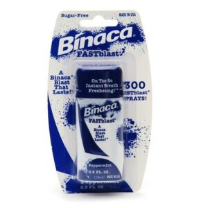 Binaca Fast Blast Breath Spray Peppermint - 0.5 oz