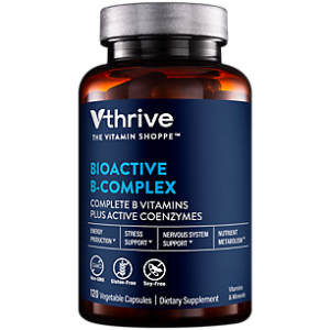 Bioactive B-Complex - Vitamin B + Active Coenzymes for Energy Production (120 Vegetable Capsules)