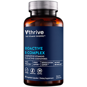 Bioactive B-Complex - Vitamin B + Active Coenzymes for Energy Production (60 Vegetable Capsules)