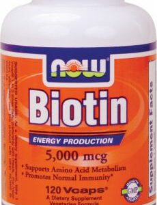 Biotin 120 Vcaps - Vitamins A-Z NOW