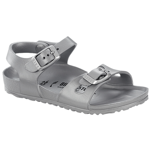 Birkenstock Girls Birkenstock Rio Eva Sandals - Girls' Toddler Shoes Metallic Silver Size 07.0