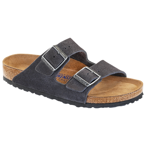 Birkenstock Mens Birkenstock Arizona Soft Footbed - Mens Shoes Velvet Grey Size 12.0