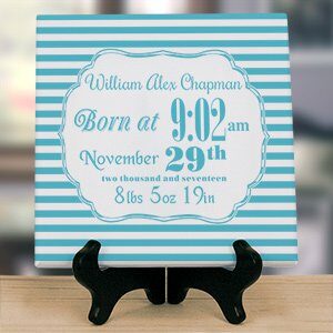 Birth Announcement Canvas