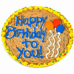 Birthday Balloons Cookie Cake