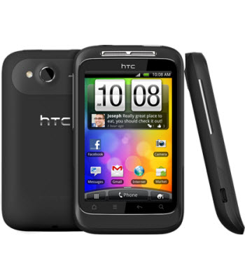 Black - HTC Wildfire S A510e Phone, Android 2.3.3, 5 MP Camera, Wi-Fi, GPS, Bluetooth, GSM World Phone - Unlocked