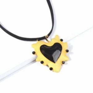 Black Heart Necklace