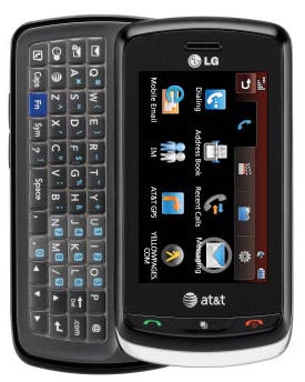 Black - LG Xenon GR500 Cell Phone, Bluetooth, QWERTY Keyboard, 2MP Camera, GPS, GSM World Phone, - Unlocked