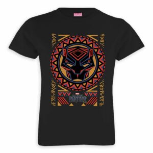 Black Panther Pattern T-Shirt for Girls Customizable Official shopDisney