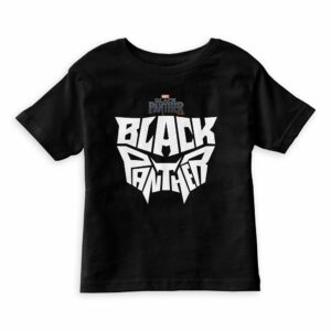 Black Panther Typography T-Shirt for Kids Customizable Official shopDisney