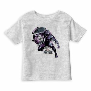 Black Panther Warrior King T-Shirt for Kids Customizable Official shopDisney