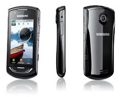 Black - Samsung S5620 Monte Cell Phone, Bluetooth, 3 MP Camera, Wi-Fi, GPS, Quad-Band GSM World Phone - Unlocked