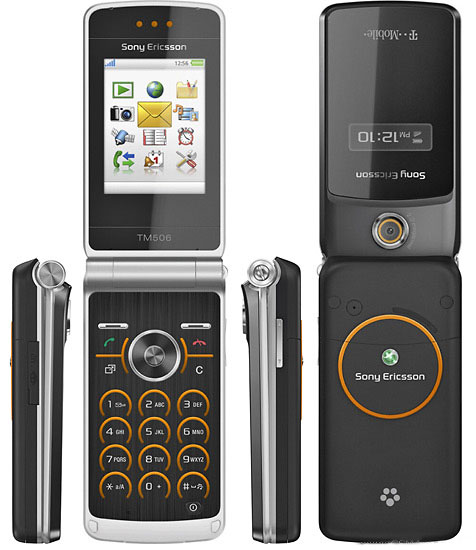 Black - Sony Ericsson TM506 Cell Phone, 3G, 2 MP Camera, MP3 Player, Bluetooth, GPS, QUAD-Band World Phone - Unlocked