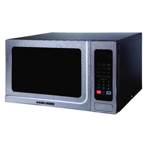 Black and Decker 1.4 cu. ft. Silver Microwave 1000 watt