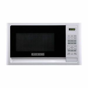 Black+Decker EM031MFO 1.1 Cu. Ft. Digital Microwave, One Size , White