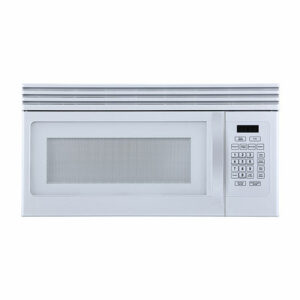 Black+Decker EM044KJN-P1 1.6 Cu. Ft. Over the Range Microwave with Vent, One Size , White